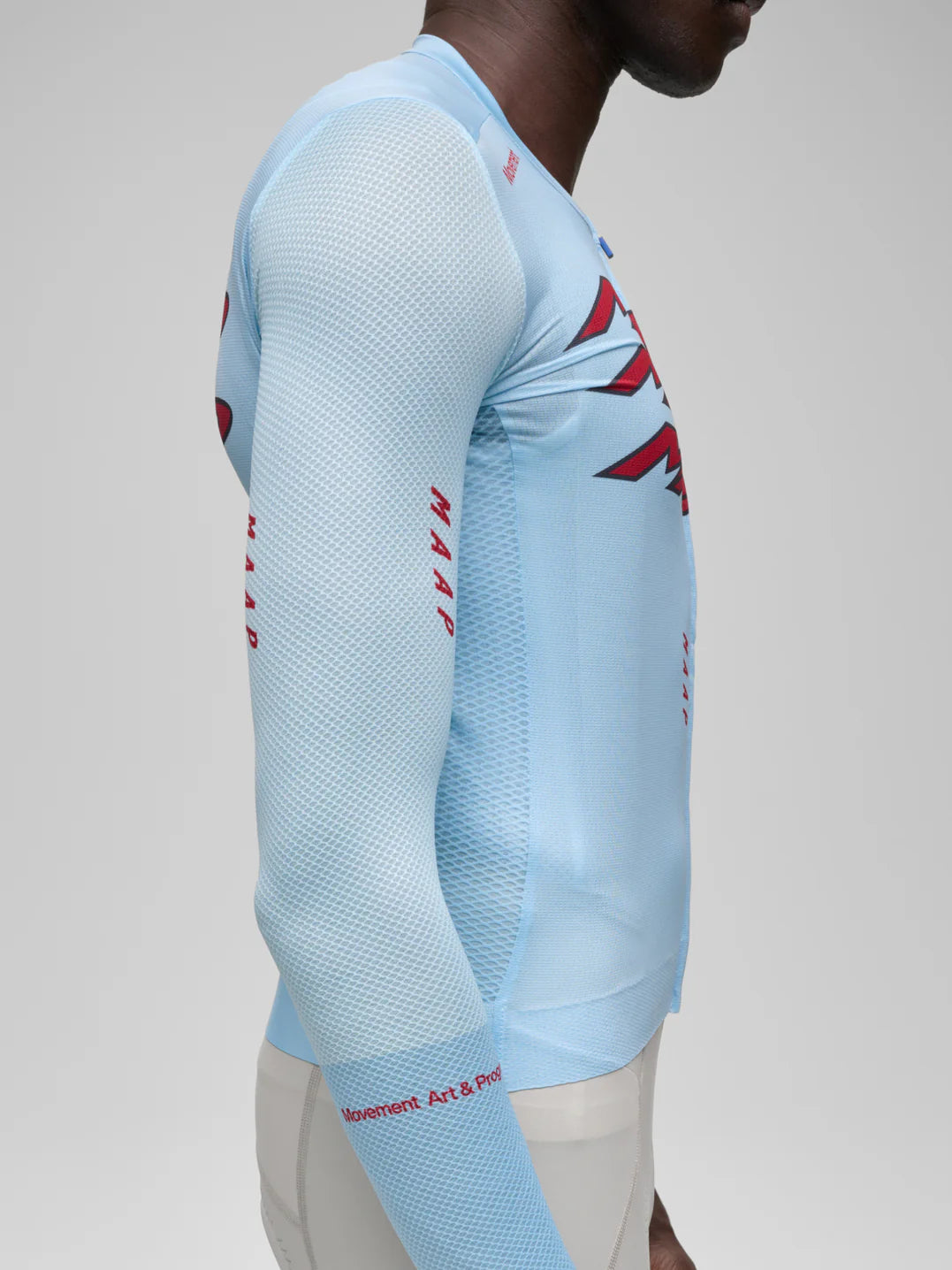 MAAP Pulse Pro Air LS Jersey 3.0 Cerulean｜メンズ長袖サイクルジャージ グレー