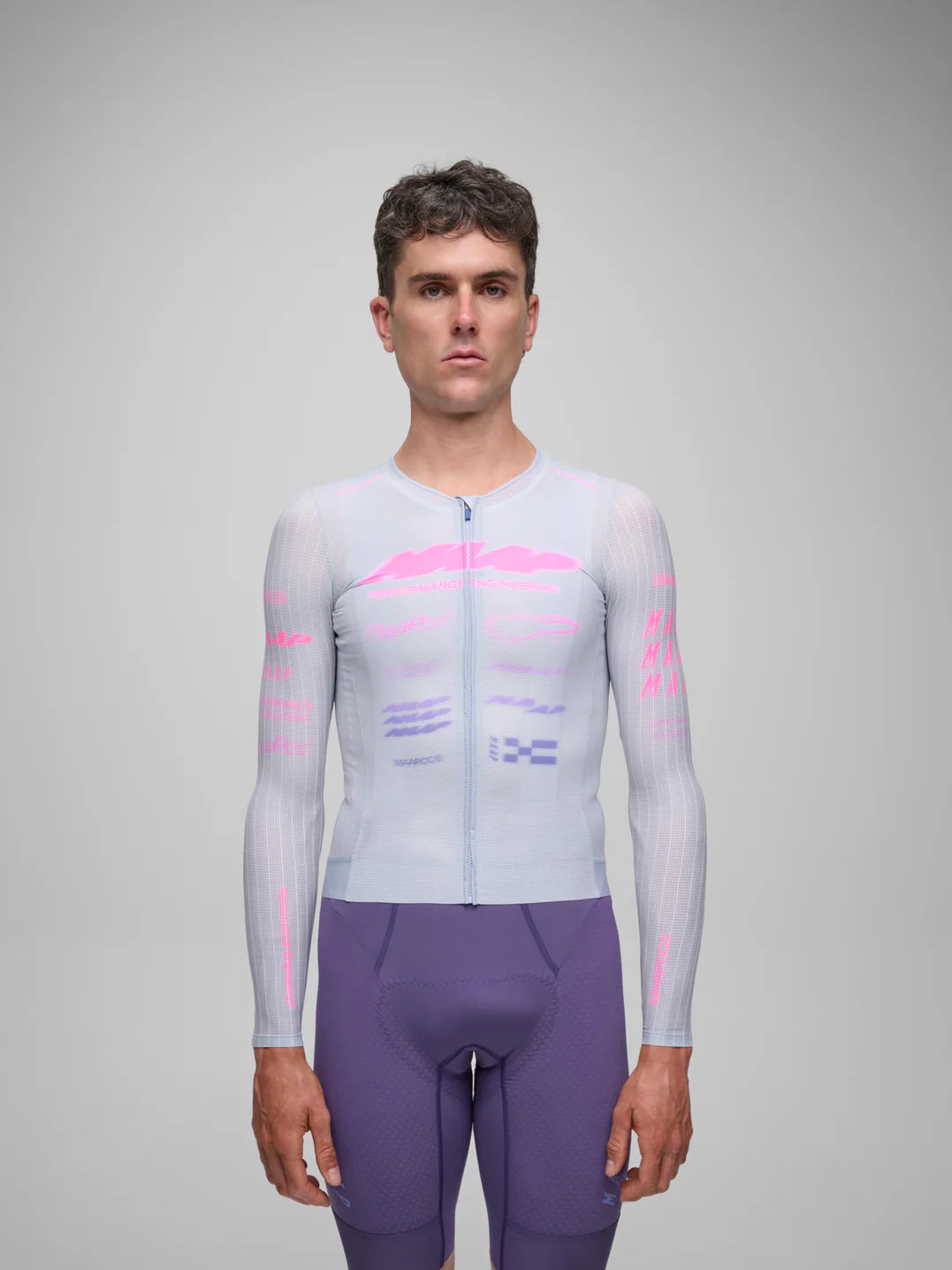 MAAP Beta Pro Aero LS Jersey Xenon Purple メンズ サイクリング長袖ジャージ | CYCLISM