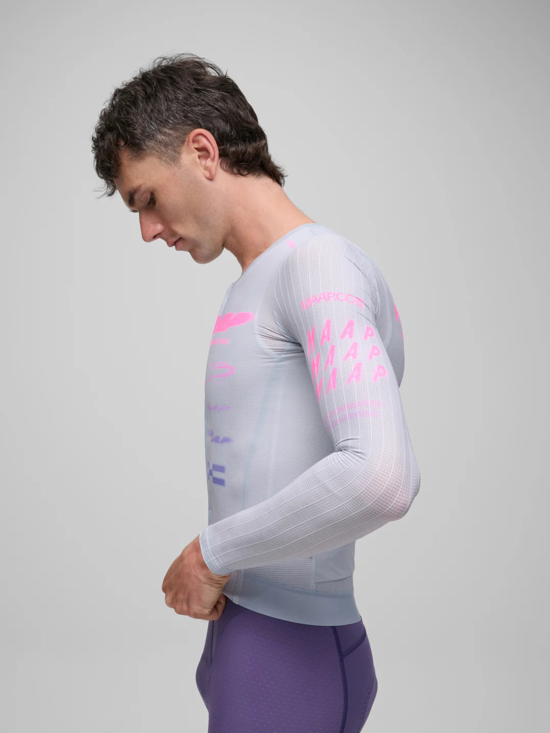 MAAP Beta Pro Aero LS Jersey Xenon Purple メンズ サイクリング長袖ジャージ | CYCLISM