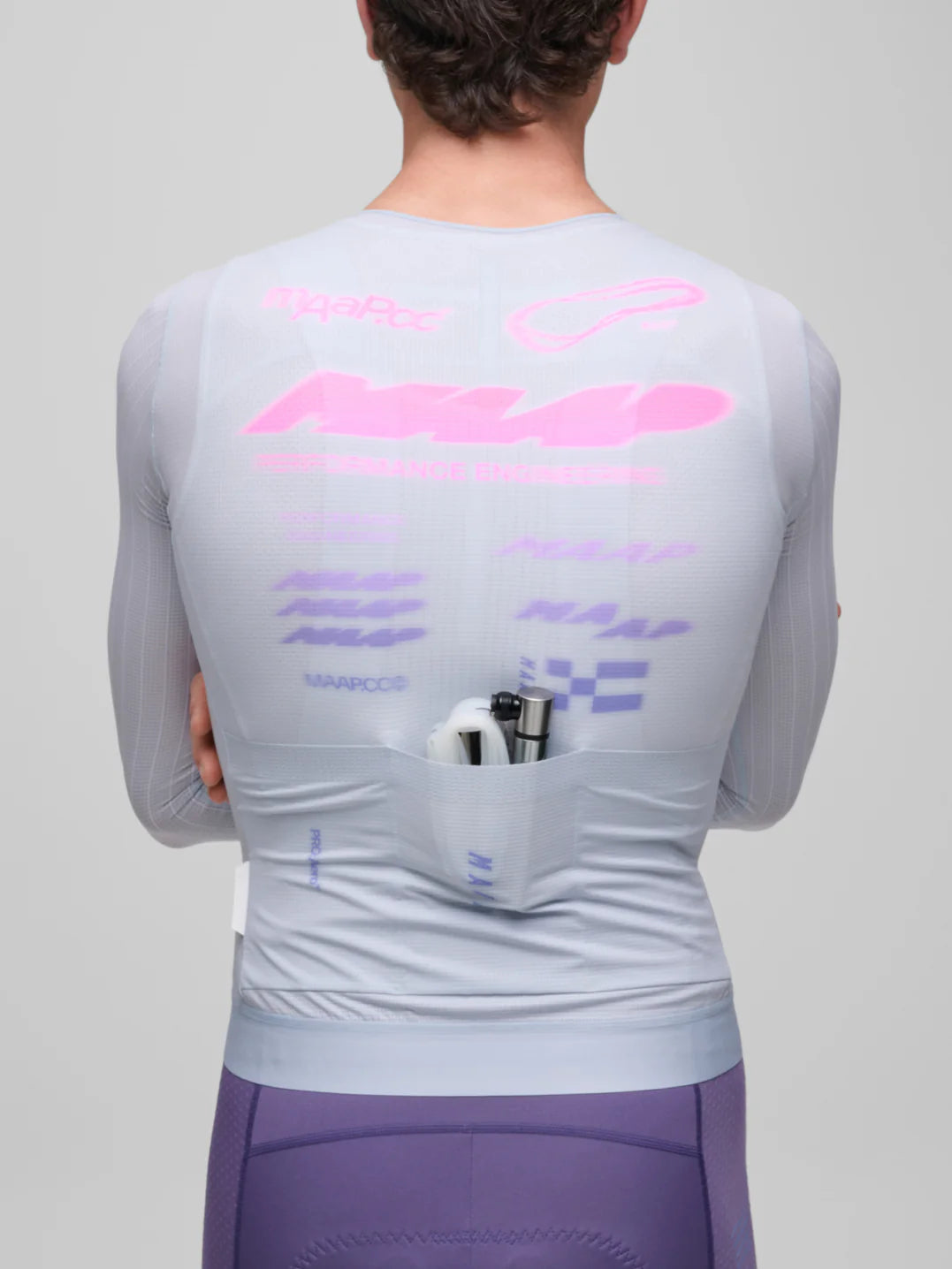 MAAP Beta Pro Aero LS Jersey Xenon Purple メンズ サイクリング長袖ジャージ | CYCLISM