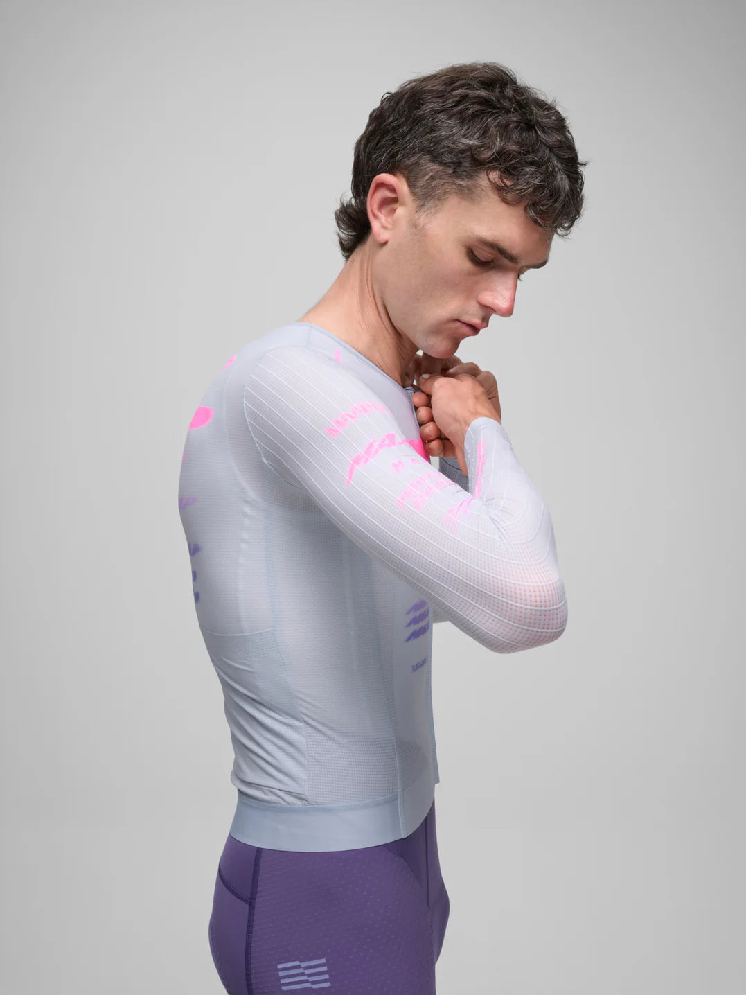 MAAP Beta Pro Aero LS Jersey Xenon Purple メンズ サイクリング長袖ジャージ | CYCLISM