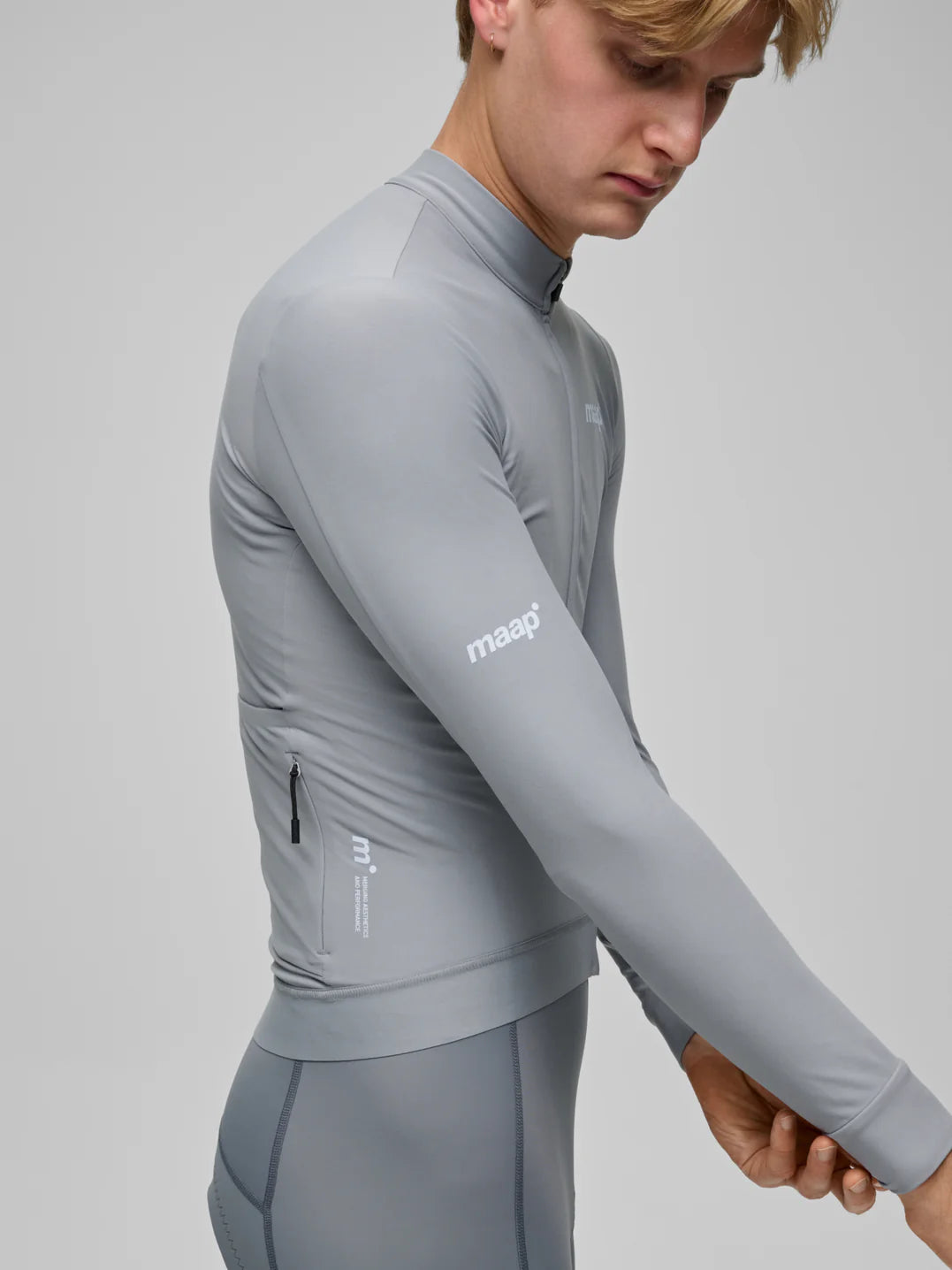 MAAP Training Thermal LS Jersey 2.0 Trade Winds メンズ 長袖サイクルジャージ | CYCLISM