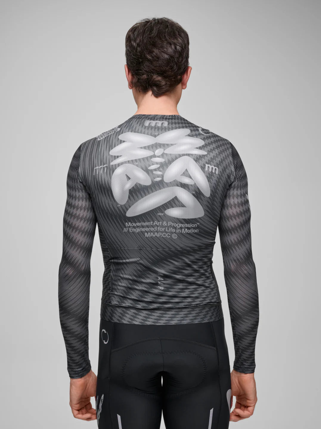 MAAP Spectrum Pro Air LS Jersey 3.0 Carbon Black 長袖サイクリングジャージ CYCLISM