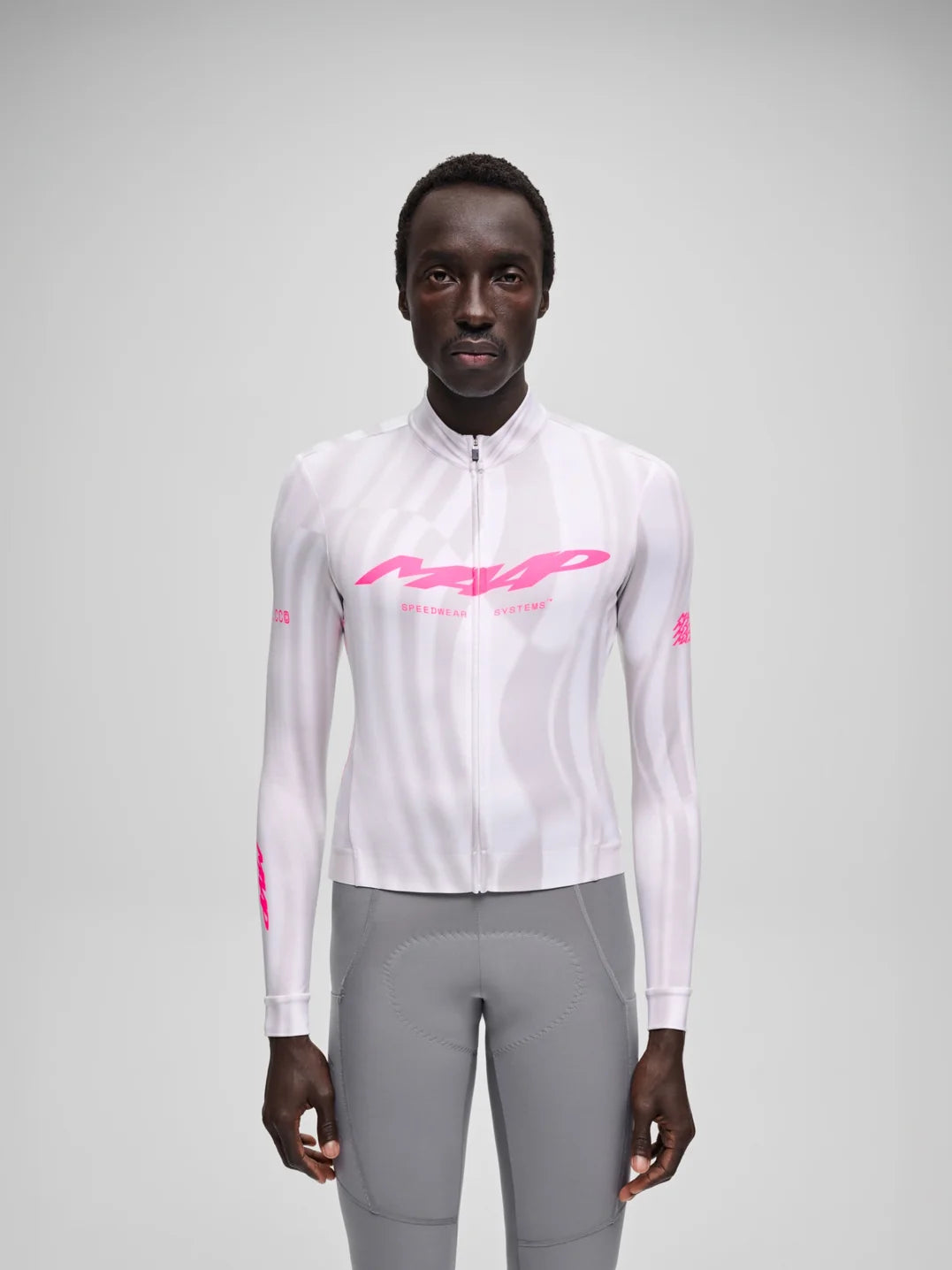 MAAP Team Thermal LS Jersey Halo Static Grey 長袖サイクリングジャージ｜CYCLISM