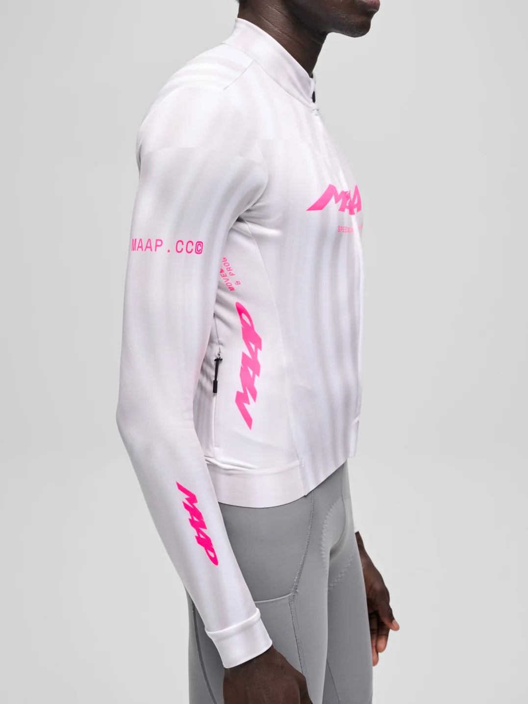 MAAP Team Thermal LS Jersey Halo Static Grey 長袖サイクリングジャージ｜CYCLISM