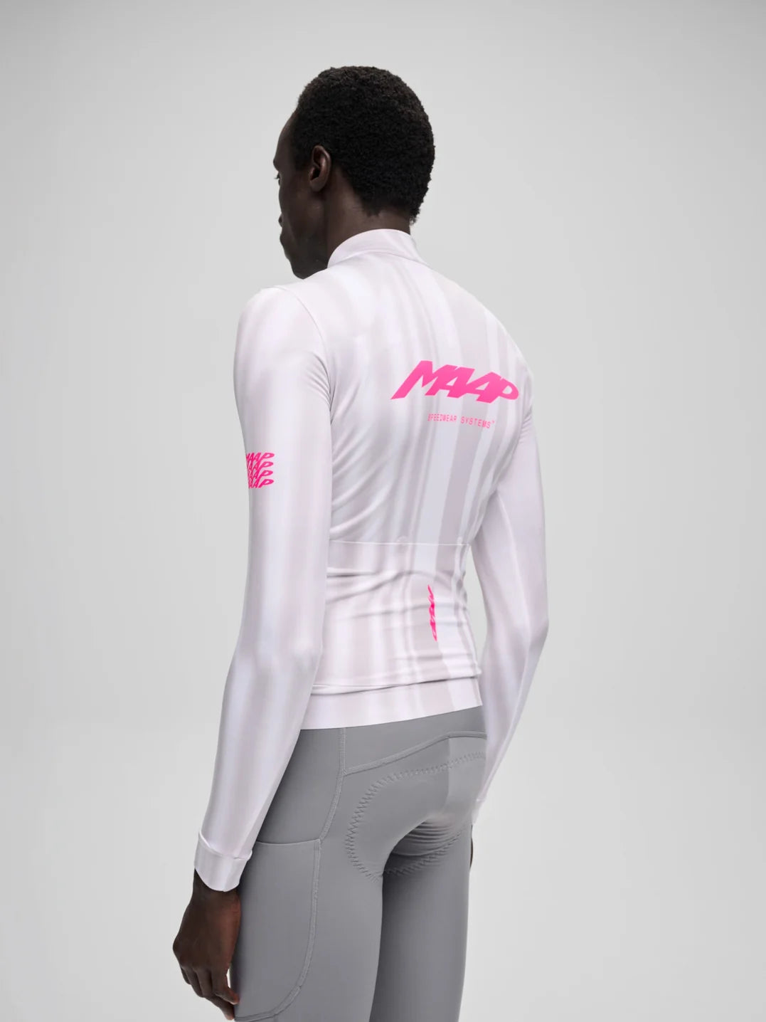MAAP Team Thermal LS Jersey Halo Static Grey 長袖サイクリングジャージ｜CYCLISM