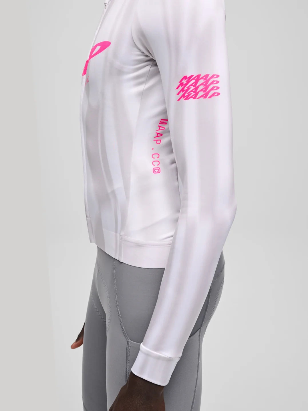 MAAP Team Thermal LS Jersey Halo Static Grey 長袖サイクリングジャージ｜CYCLISM