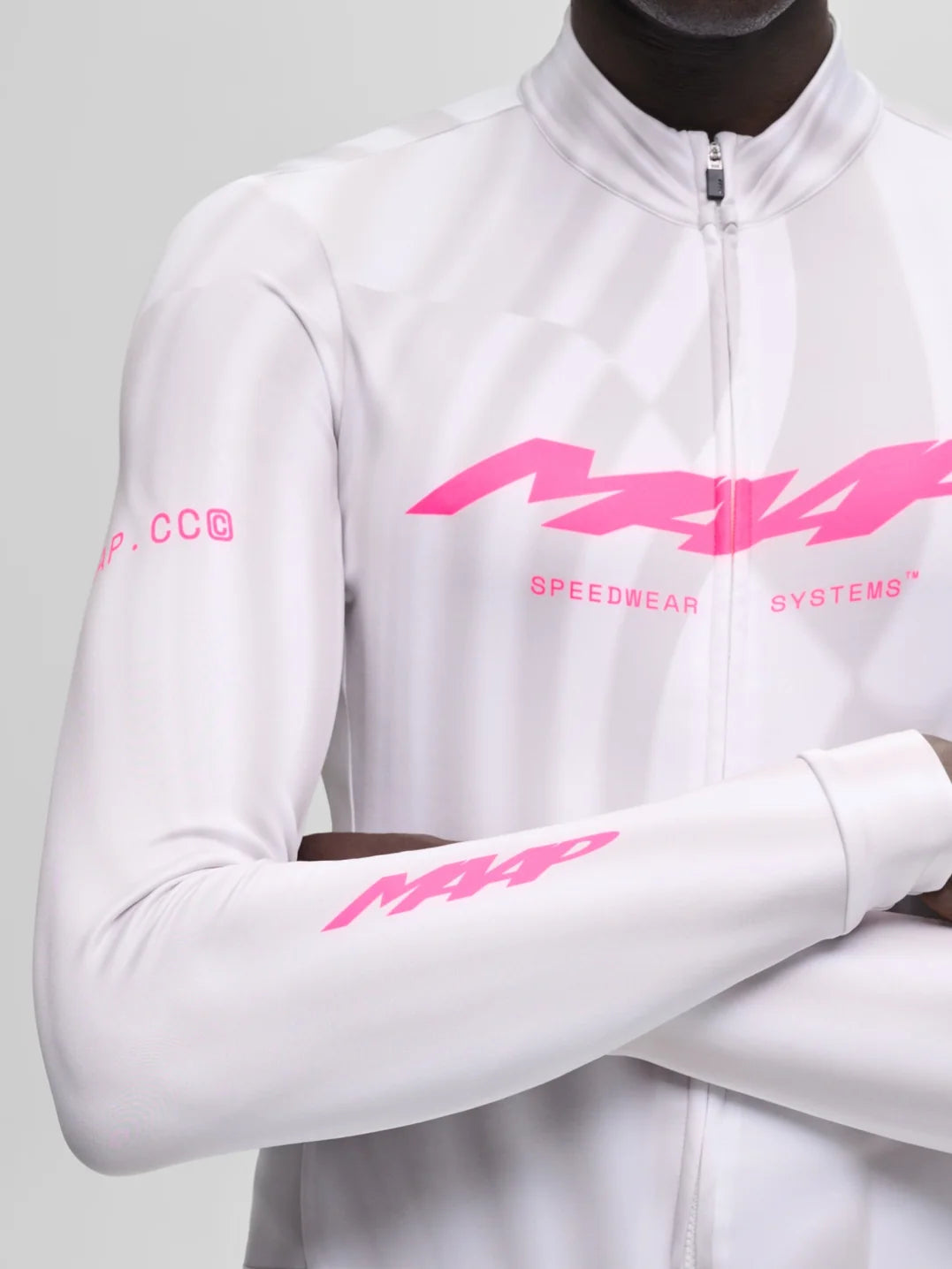 MAAP Team Thermal LS Jersey Halo Static Grey 長袖サイクリングジャージ｜CYCLISM