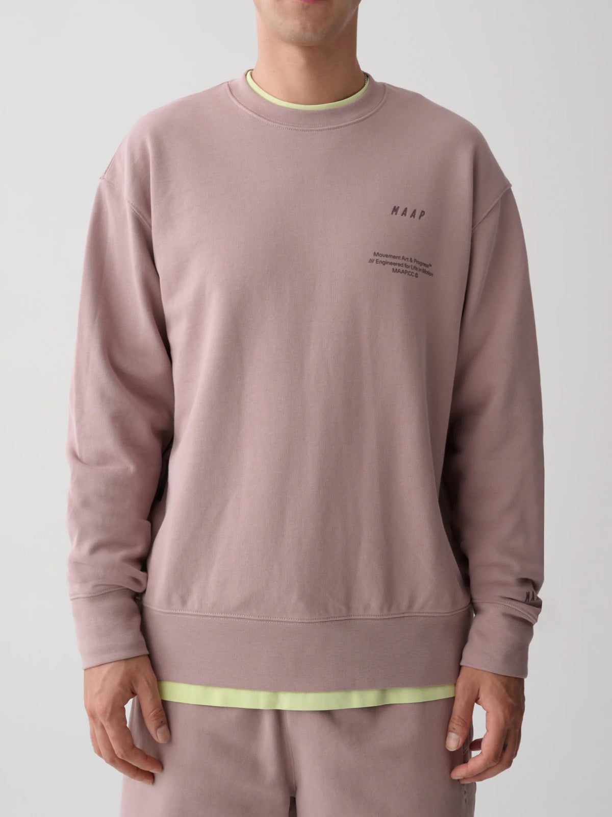 MAAP Essentials Text Crew｜420gsm オーガニックコットンスウェット | CYCLISM
