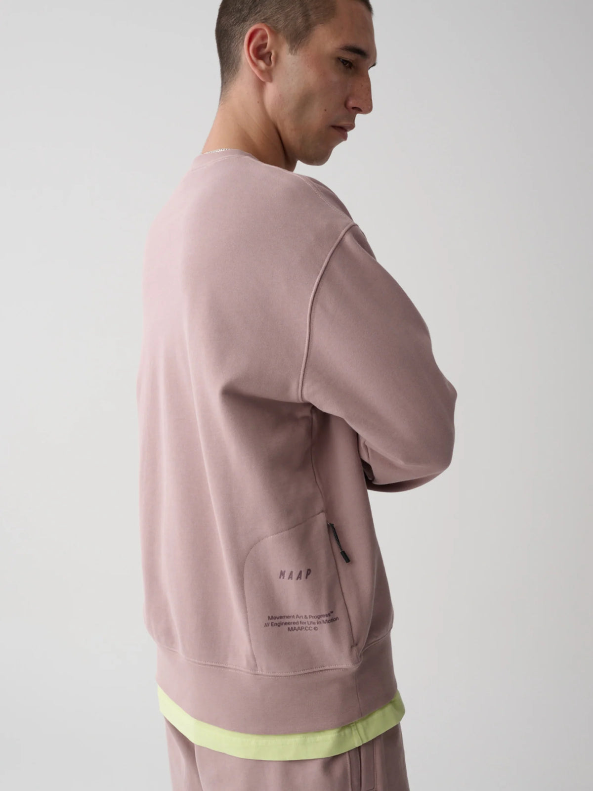 MAAP Essentials Text Crew｜420gsm オーガニックコットンスウェット | CYCLISM

