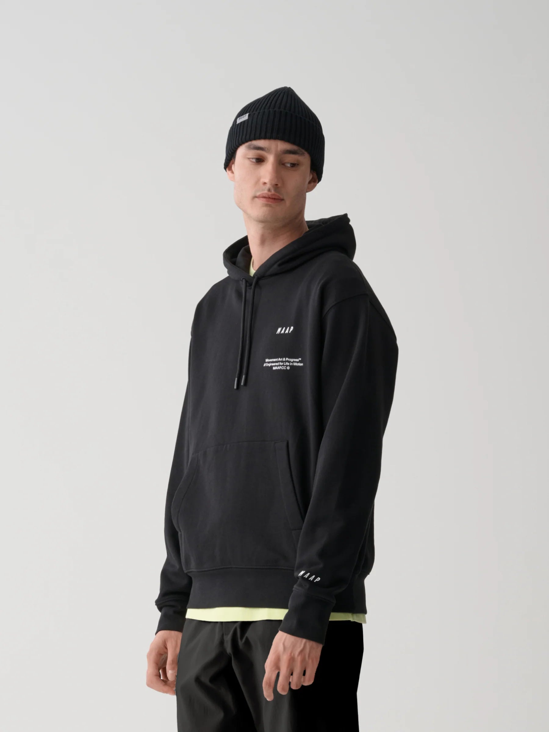 MAAP Essentials フーディブラック|420gsm オーガニックコットン MAAP Essentials フーディブラック|420gsm オーガニックコットン