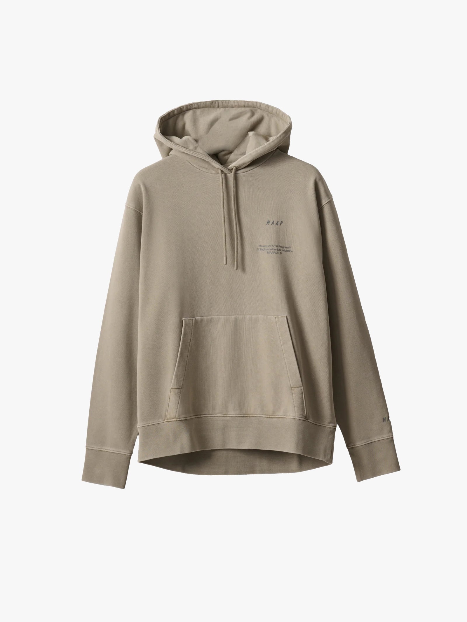 MAAP Essentials フーディシルバーセージ｜420gsm オーガニックコットンパーカー | CYCLISM