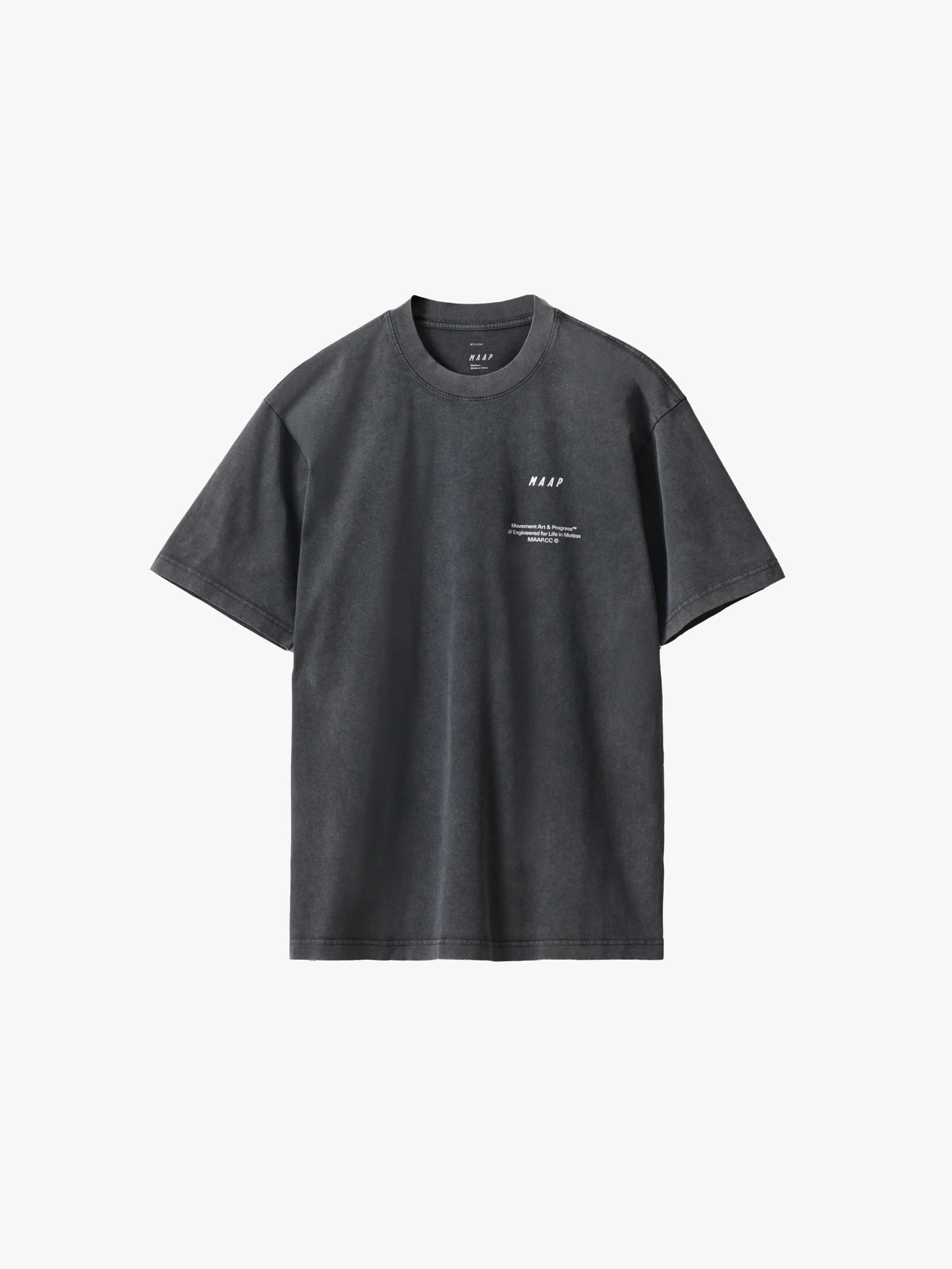 MAAP Essentials Print Tシャツ ブラック｜メンズ オーガニックコットンTシャツ 自転車ライフにも | CYCLISM