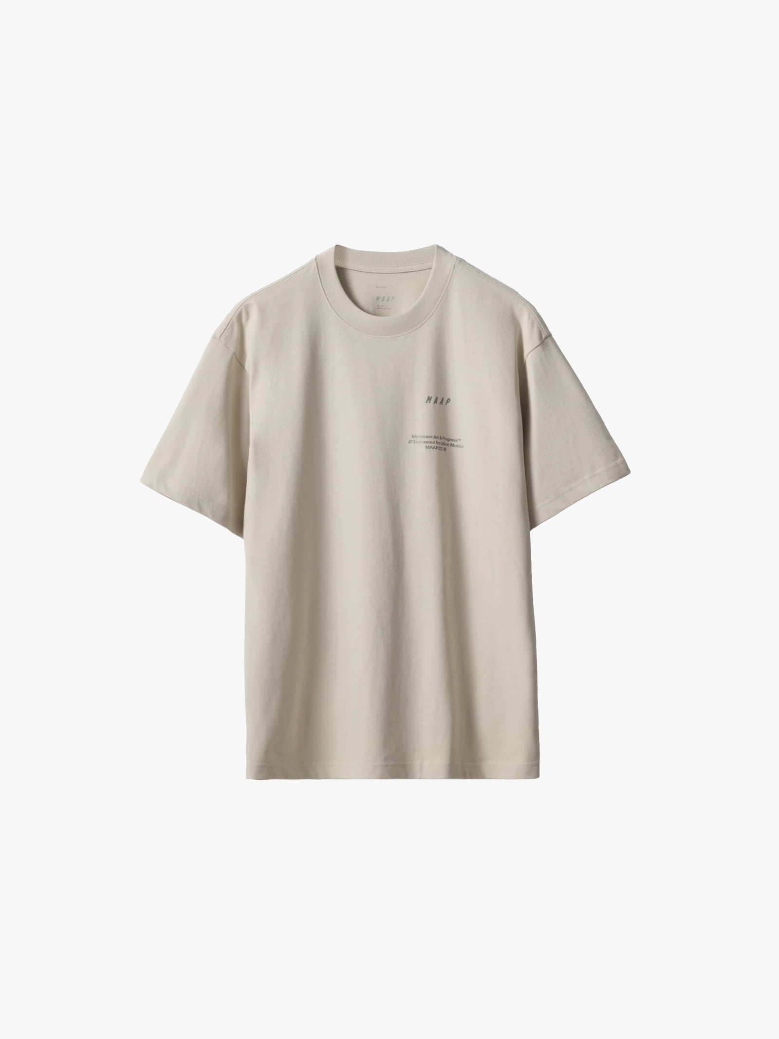 MAAP Essentials Print Tシャツ フォグ｜メンズ オーガニックコットンTシャツ 自転車ライフにも | CYCLISM