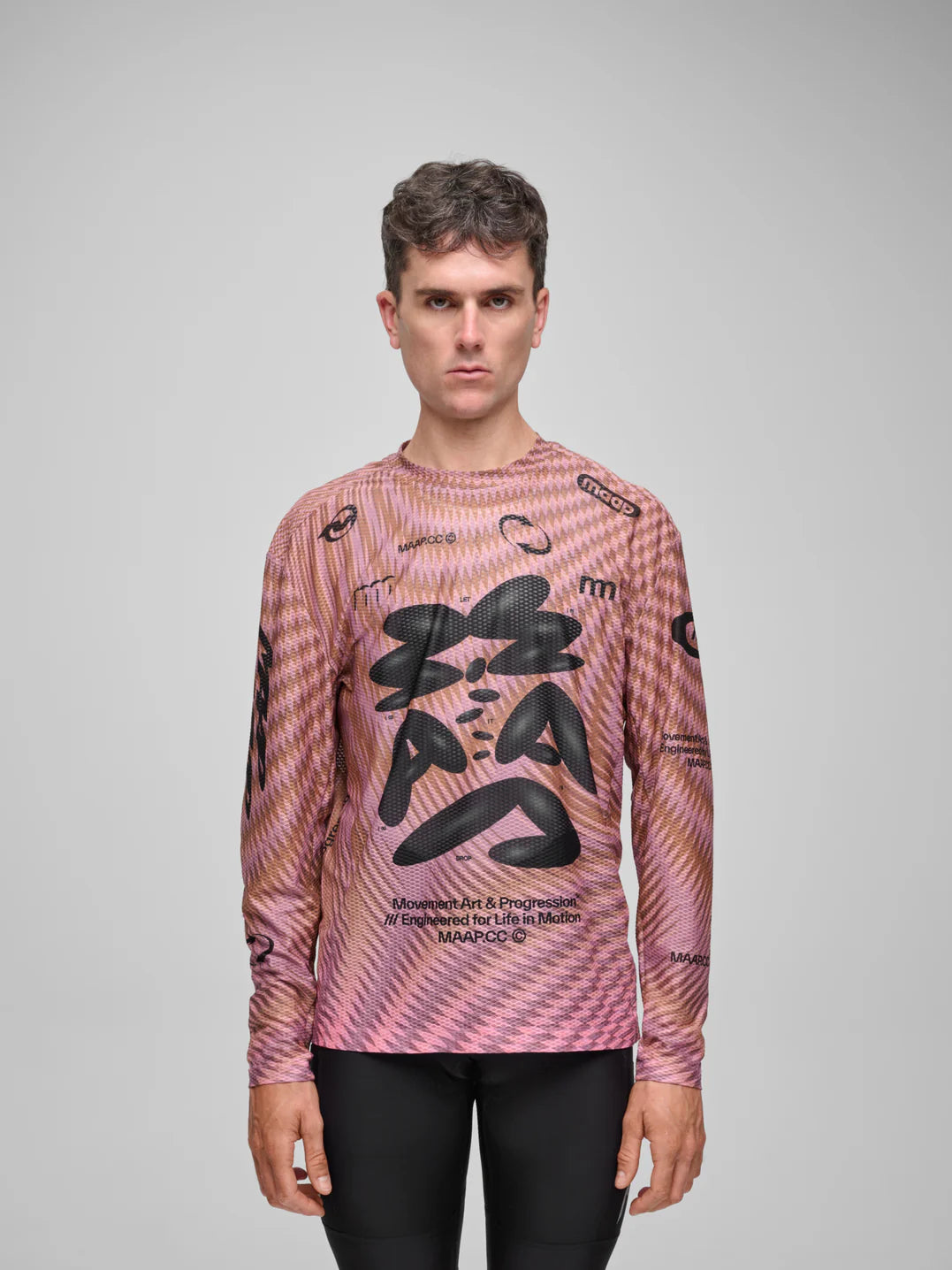 MAAP Spectrum Air Mesh LS Tee Mirage エアメッシュ長袖Tシャツ CYCLISM