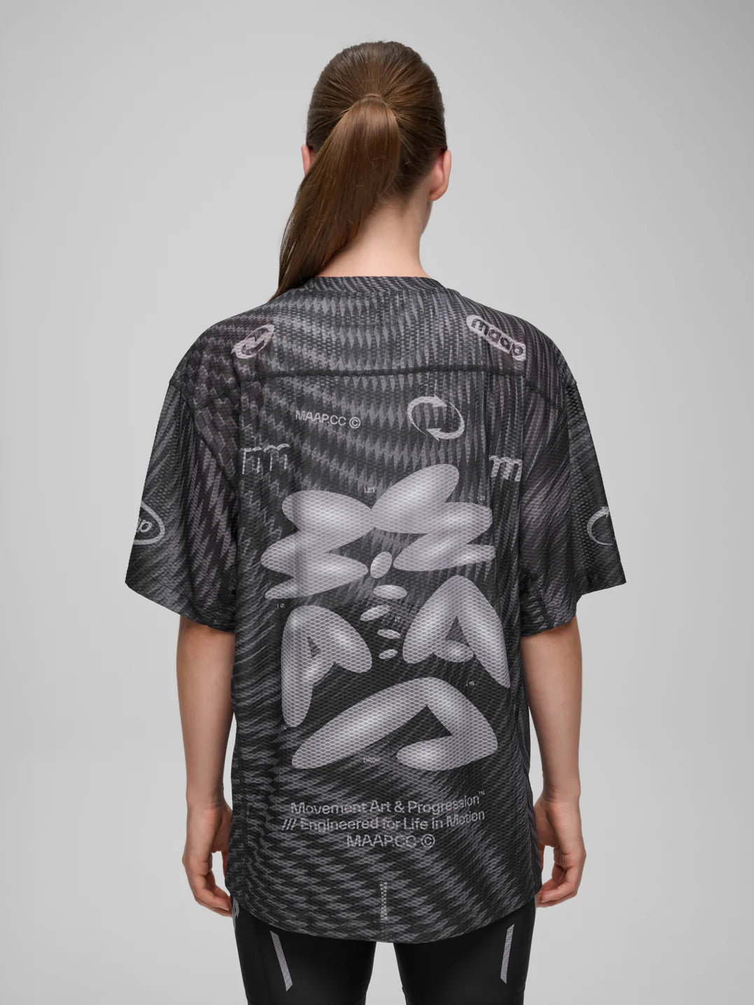 MAAP Spectrum Air Mesh Tee Carbon Black エアメッシュ半袖Tシャツ CYCLISM