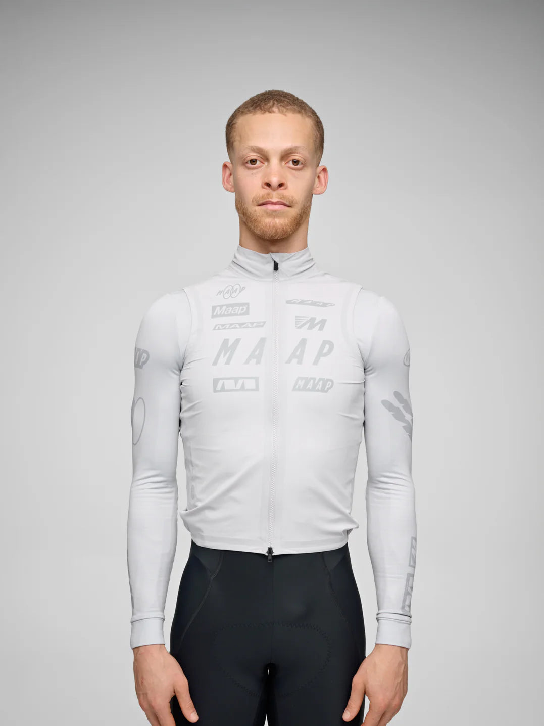 MAAP Drome Atmos Vest Ice Gray｜メンズ防水サイクルベスト｜CYCLISM