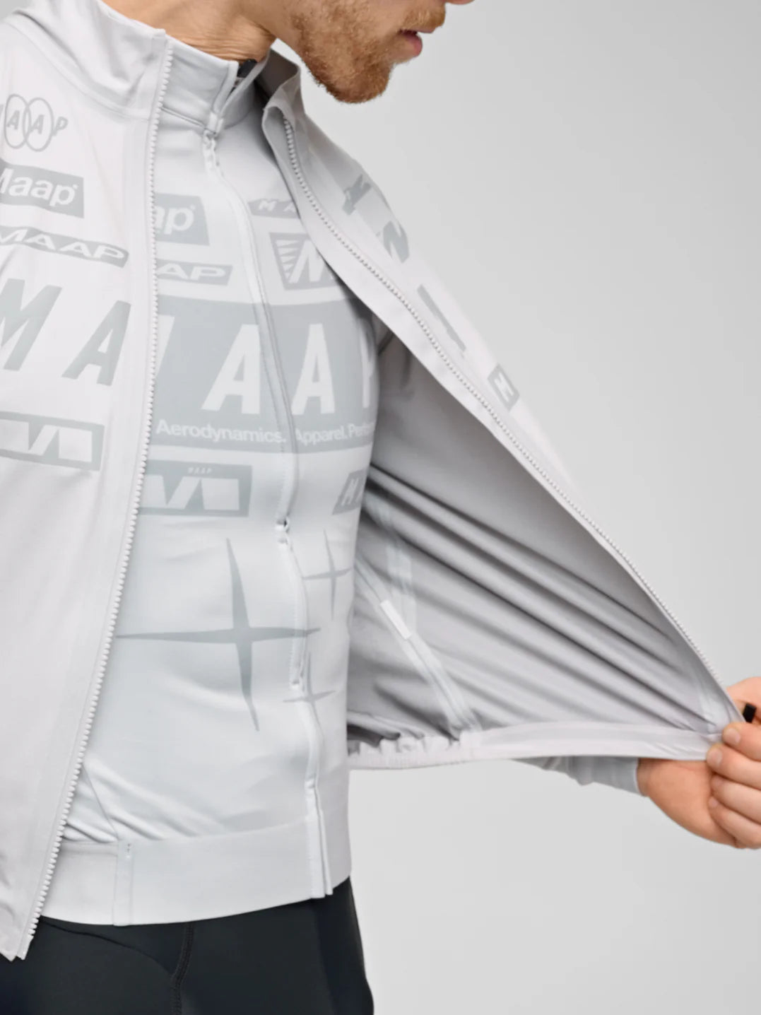 MAAP Drome Atmos Vest Ice Gray｜メンズ防水サイクルベスト｜CYCLISM