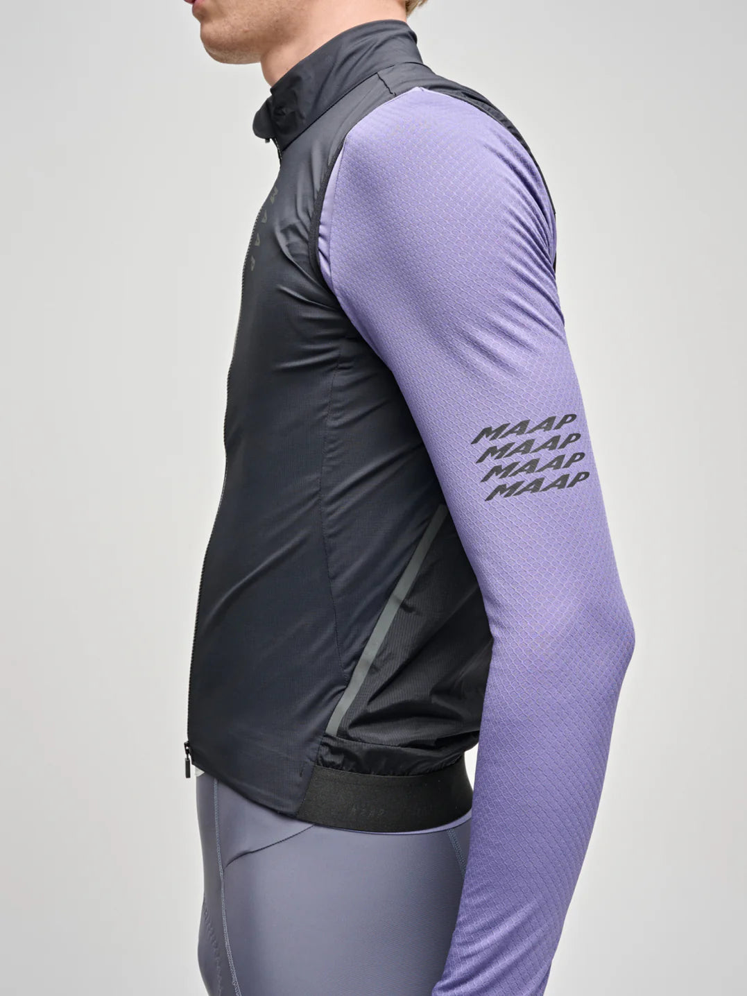 MAAP Flow Vest Jet Black｜超軽量ウィンドベスト・パッカブル｜CYCLISM