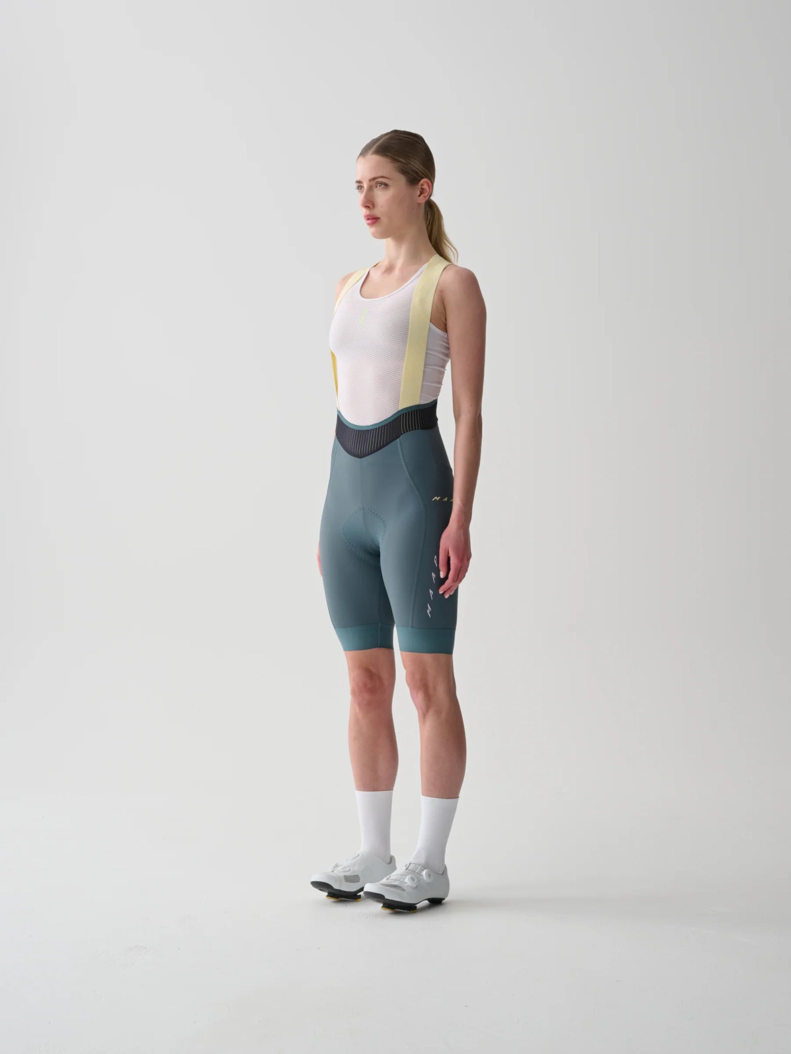 MAAP Level Team Bib Evo レディースサイクルビブショーツ ティール |  CYCLISM