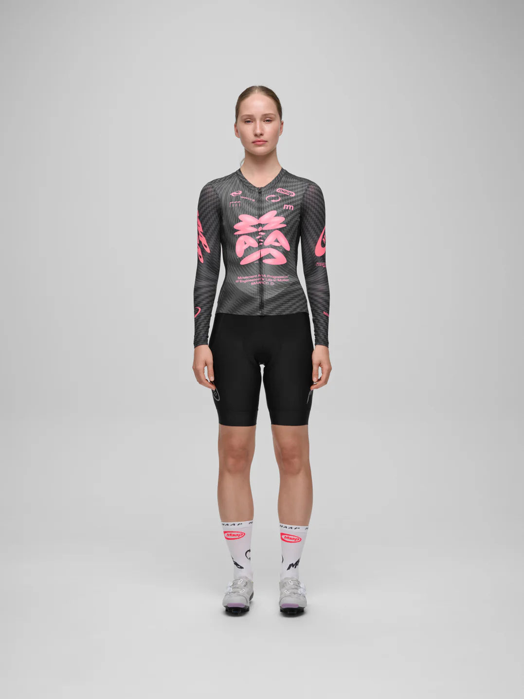 MAAP Women's Spectrum Team Bib EVO Cargo Black サイクリングカーゴビブショーツ CYCLISM