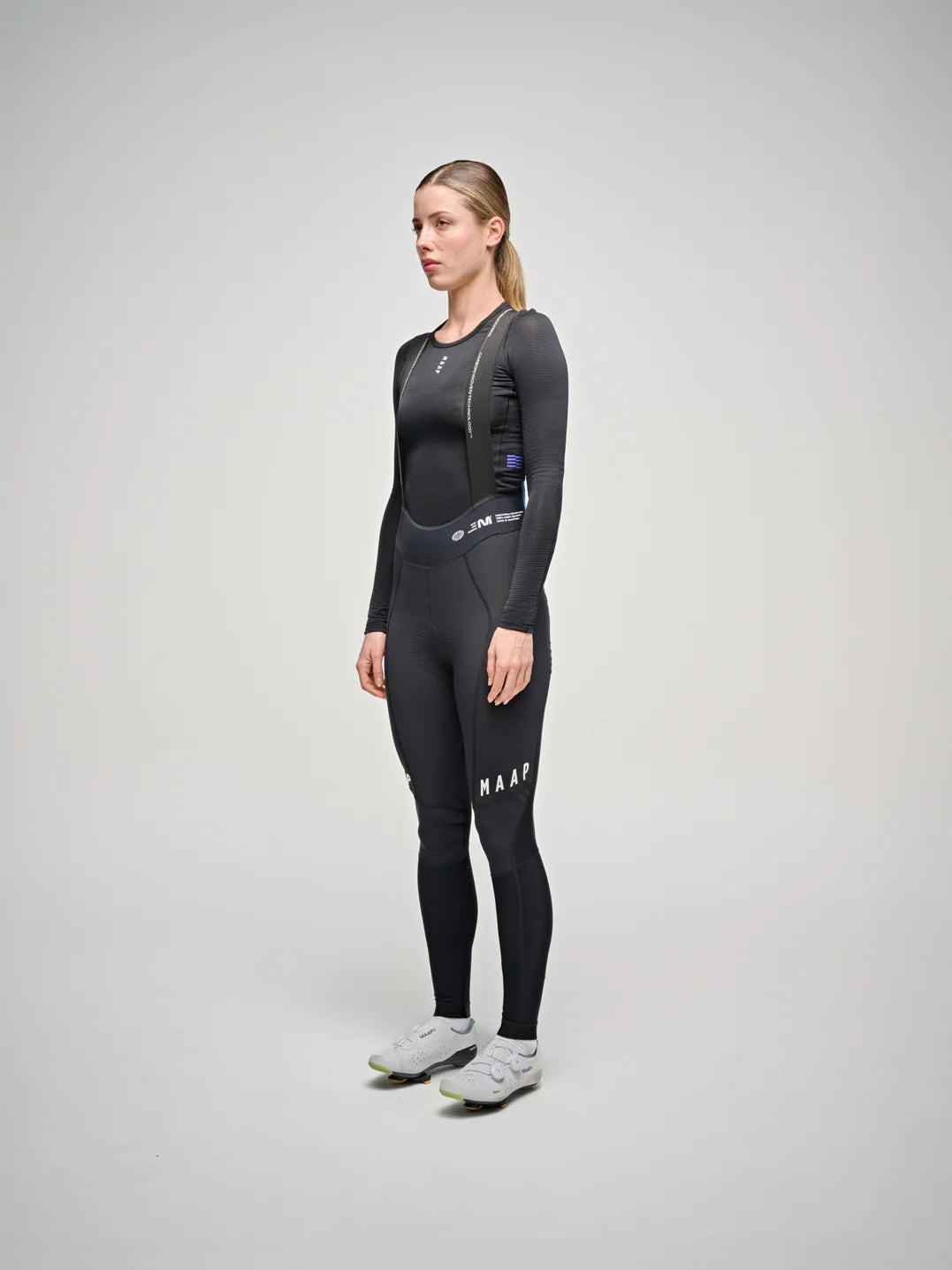MAAP Women's Apex Deep Winter Tight 2.0 Black｜レディース冬用防風ビブタイツ 0–12°C