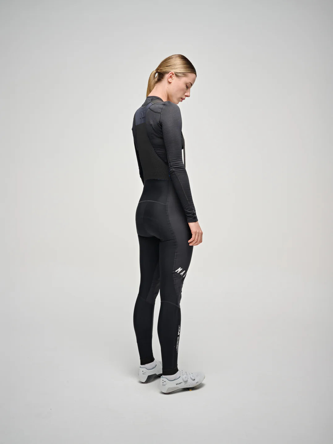 MAAP Women&#39;s Apex Deep Winter Tight 2.0 Black｜レディース冬用防風ビブタイツ 0–12°C