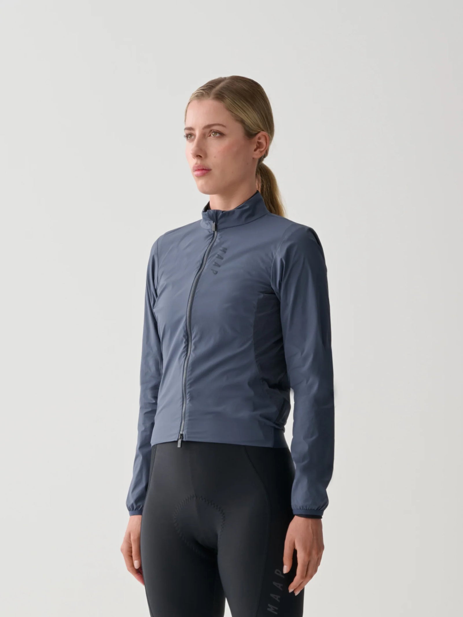 MAAP Flow レディース サイクルジャケット ミッドナイト | 軽量・保温・パッカブルデザイン | CYCLISM