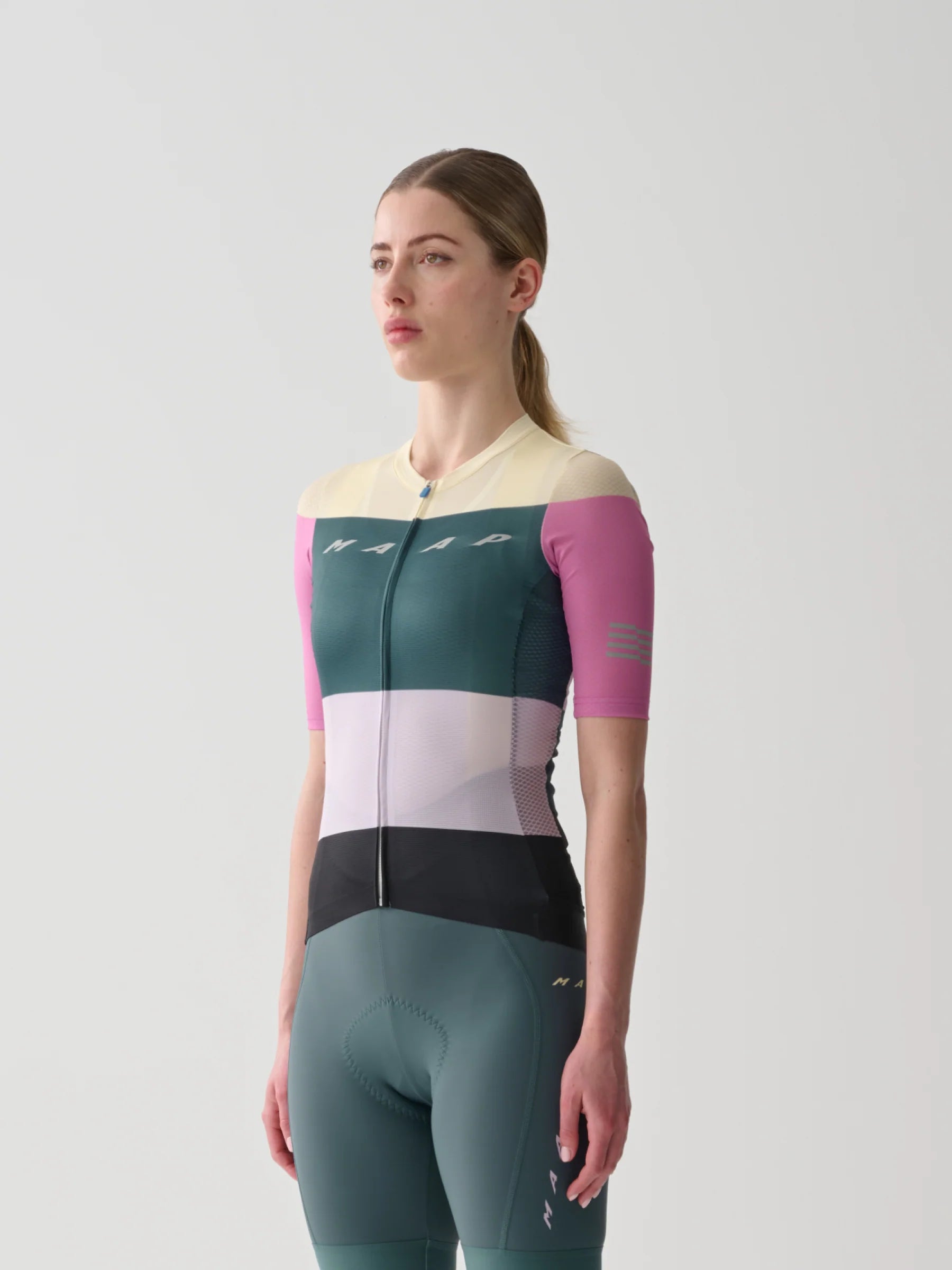 MAAP Level Pro Air 2.0 ウィメンズ サイクリングジャージ ティール| 高性能、通気性、吸湿発散性 | CYCLISM