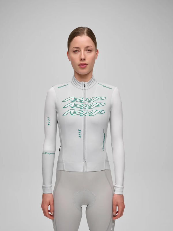 MAAP Drome Thermal LS Jersey Ice Gray | Men's Long Sleeve Thermal