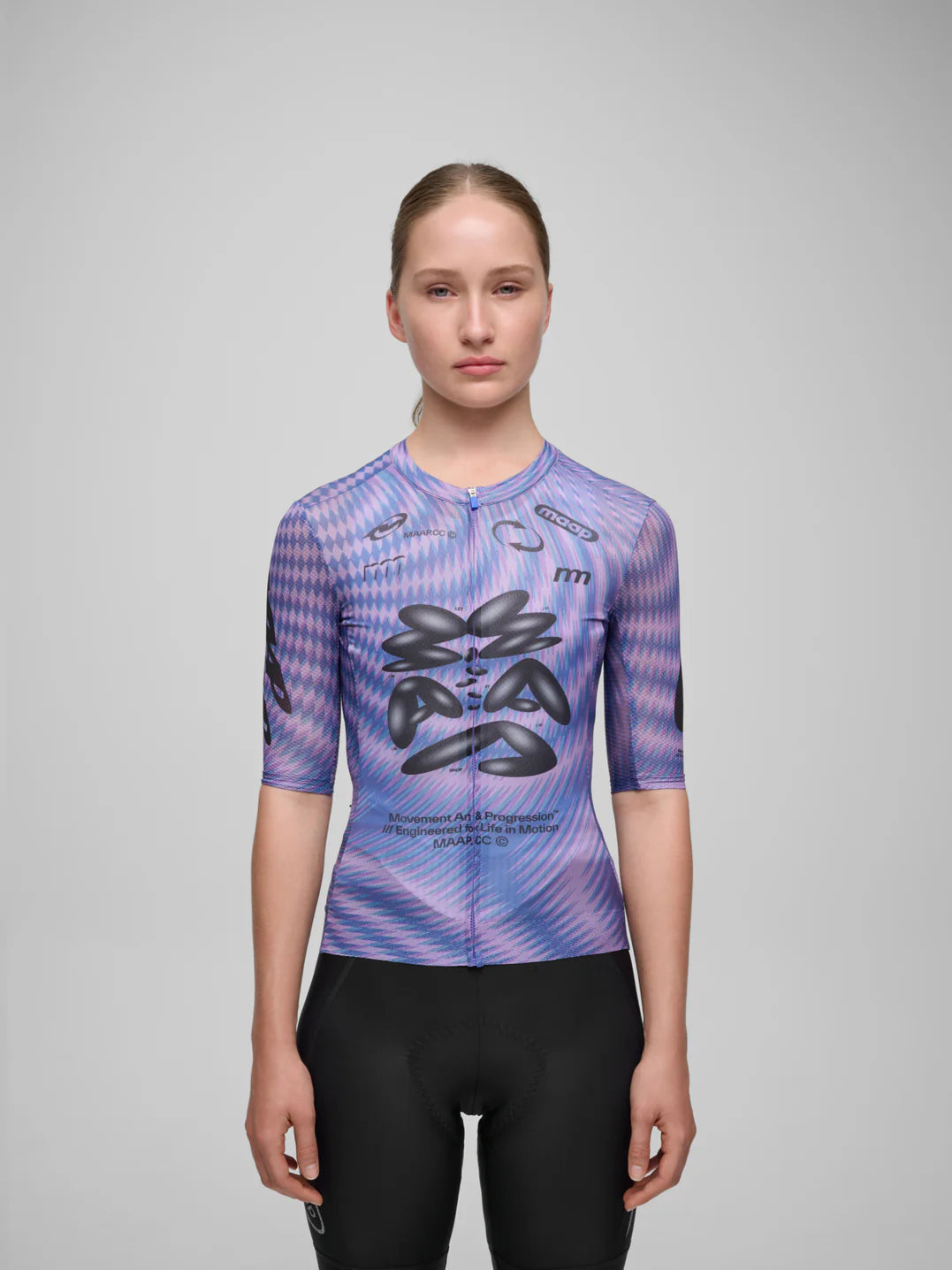 MAAP Women's Spectrum Pro Air Jersey 3.0 Glitch 半袖サイクリングジャージ CYCLISM