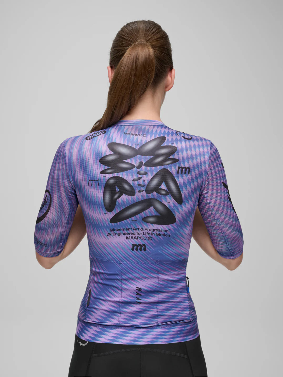 MAAP Women's Spectrum Pro Air Jersey 3.0 Glitch 半袖サイクリングジャージ CYCLISM