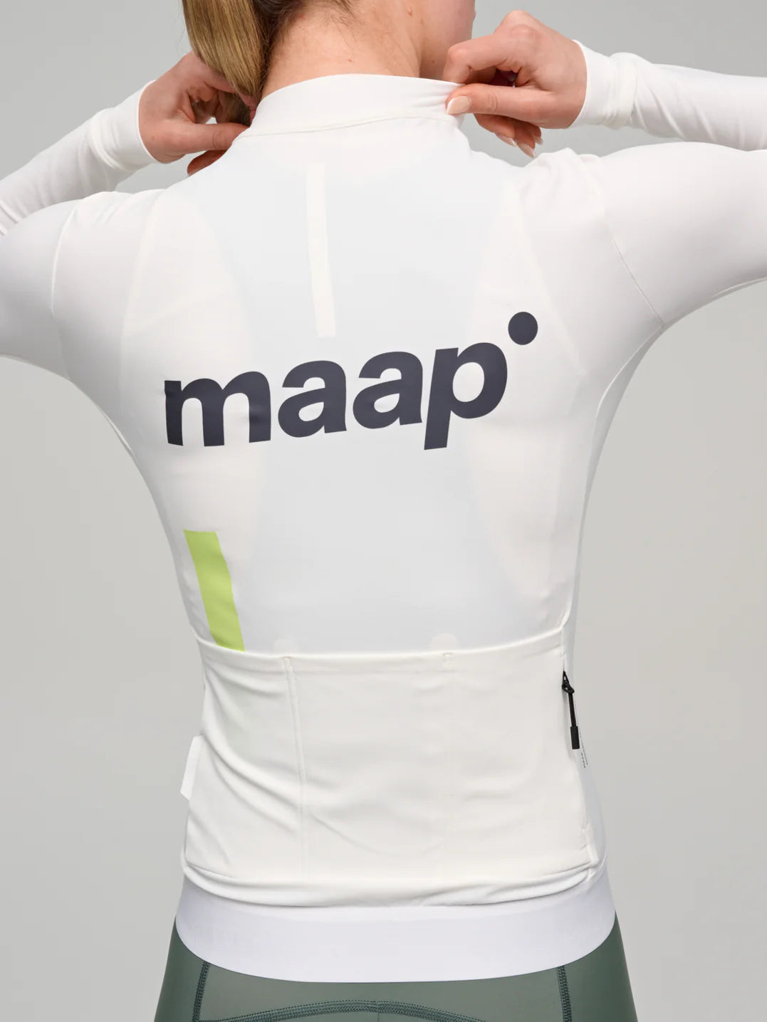 MAAP Women's Training Thermal LS Jersey White｜長袖サーマルジャージ｜CYCLISM