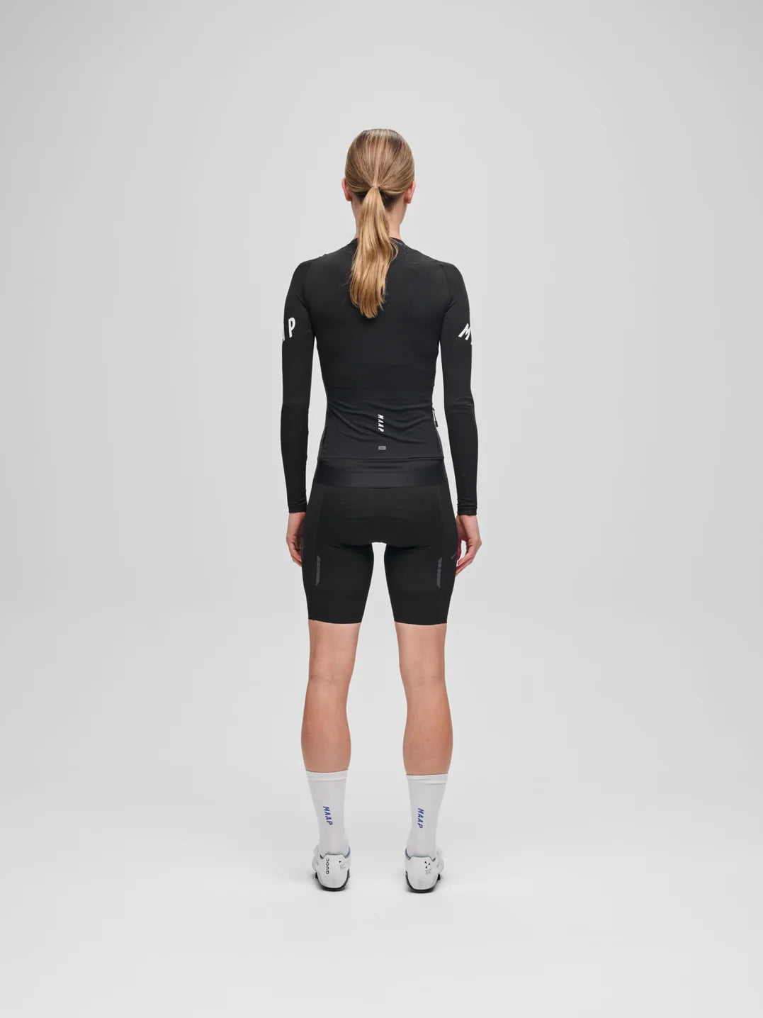 MAAP Apex Aeon LS Jersey Black/White レディース 長袖サイクリングジャージ｜CYCLISM