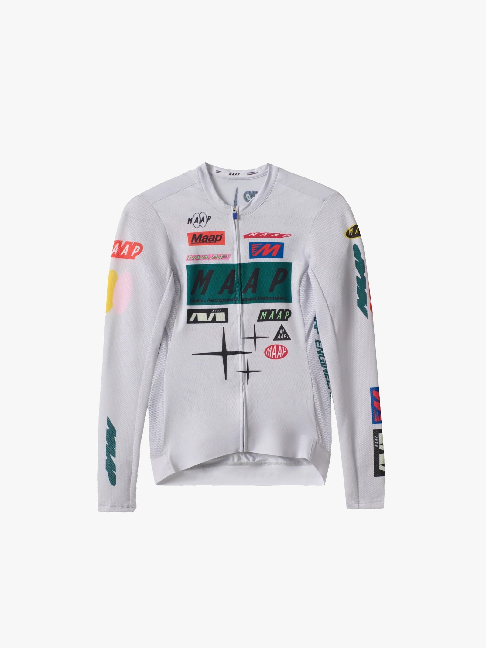 MAAP Drome Pro Air 3.0 ウィメンズ 長袖ジャージ ホワイト | 超軽量レーシングサイクルジャージ | CYCLISM