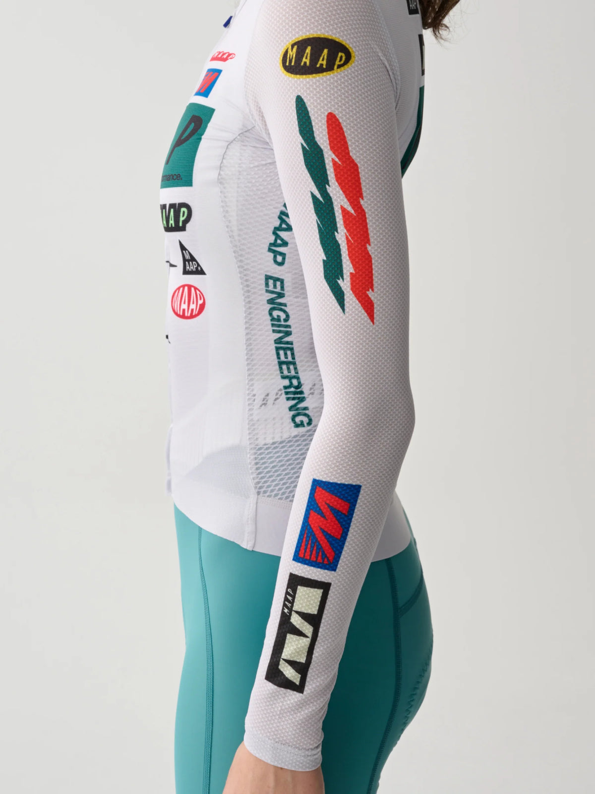 MAAP Drome Pro Air 3.0 ウィメンズ 長袖ジャージ ホワイト | 超軽量レーシングサイクルジャージ | CYCLISM