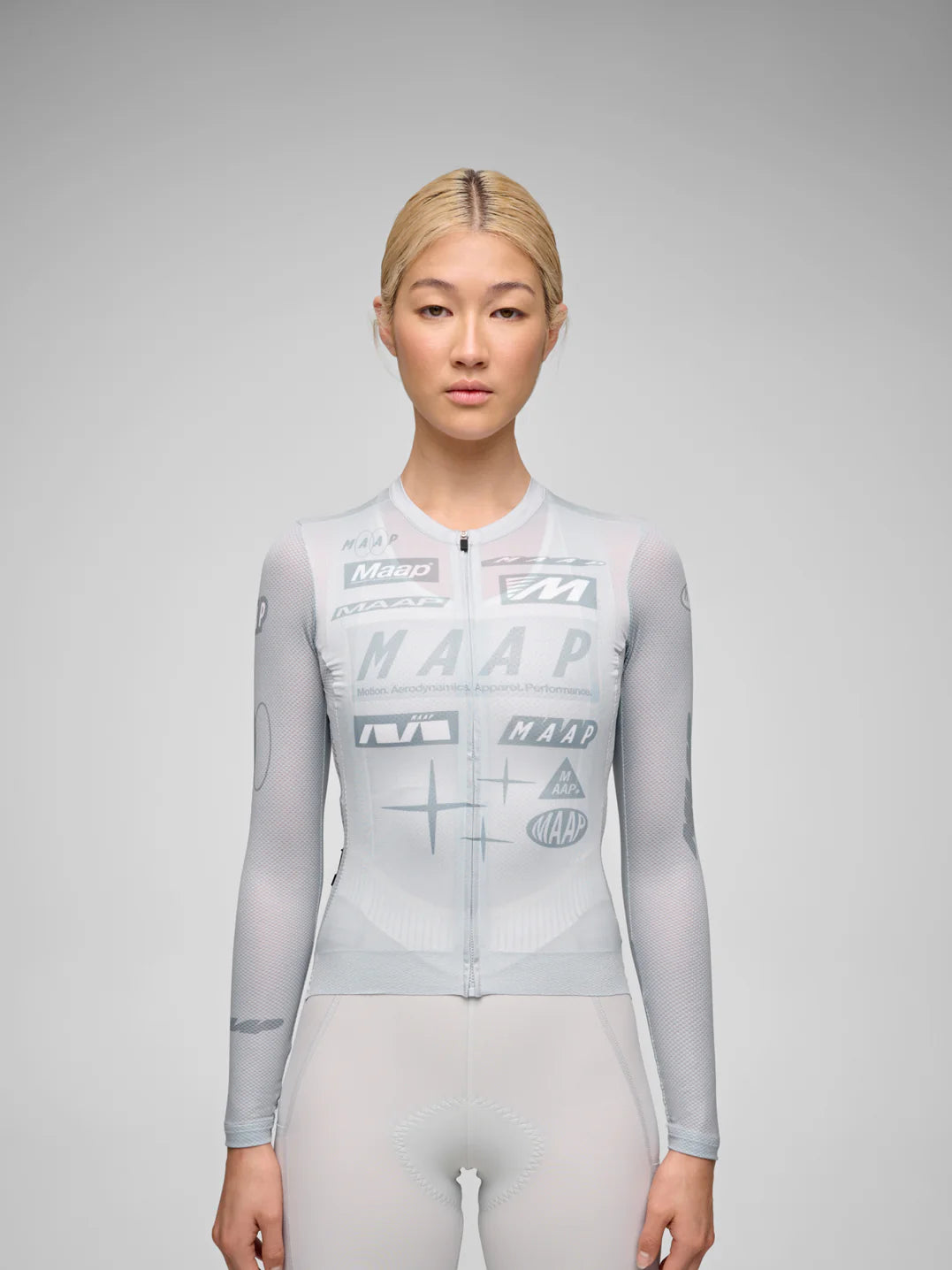 MAAP Women’s Drome Pro Air LS Jersey 3.0 Ice Gray｜ウィメンズ長袖サイクルジャージ