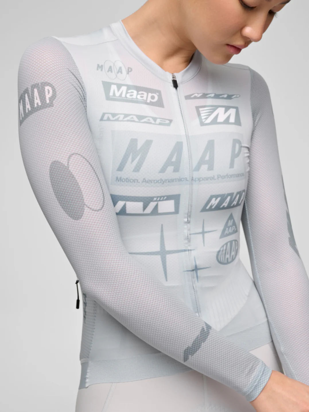 MAAP Women’s Drome Pro Air LS Jersey 3.0 Ice Gray｜ウィメンズ長袖サイクルジャージ