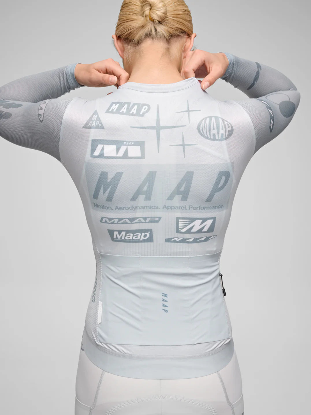 MAAP Women’s Drome Pro Air LS Jersey 3.0 Ice Gray｜ウィメンズ長袖サイクルジャージ