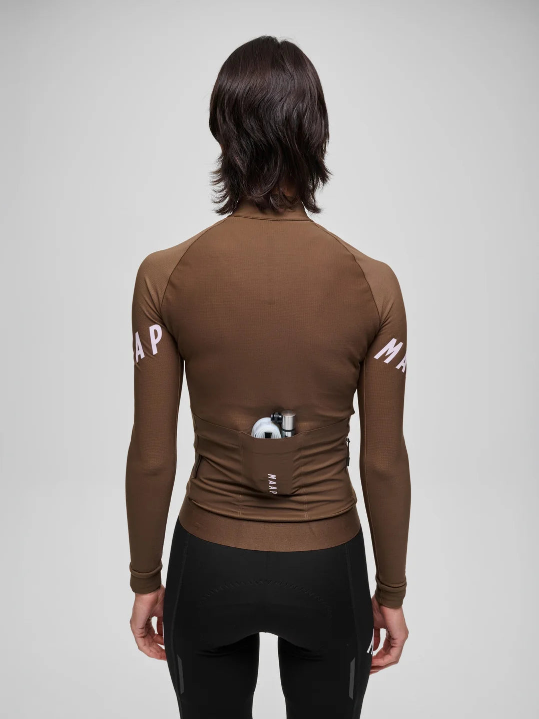 MAAP Apex Aeon Thermal LS Jersey Espresso レディース 長袖サイクリングジャージ｜CYCLISM