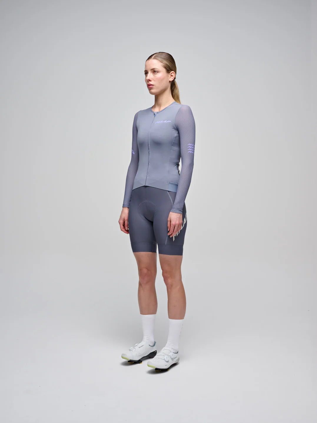 MAAP Women’s Emerge LS Jersey Galaxy Blue｜レースフィット｜レディース長袖サイクルジャージ｜CYCLISM