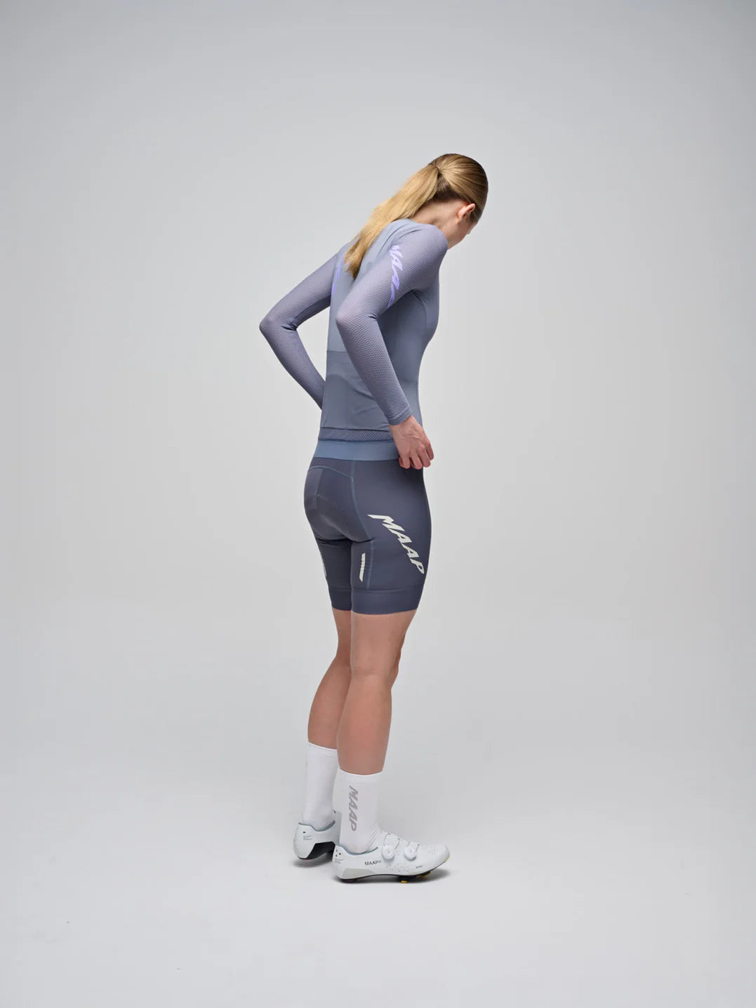 MAAP Women’s Emerge LS Jersey Galaxy Blue｜レースフィット｜レディース長袖サイクルジャージ｜CYCLISM