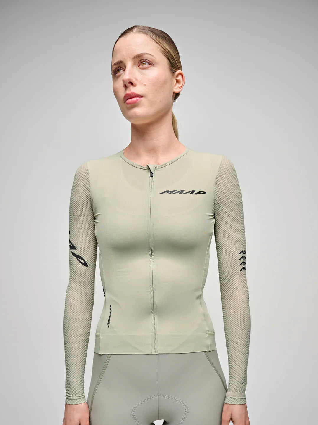 MAAP Women’s Emerge LS Jersey Quicksand｜レースフィット｜レディース長袖サイクルジャージ｜CYCLISM