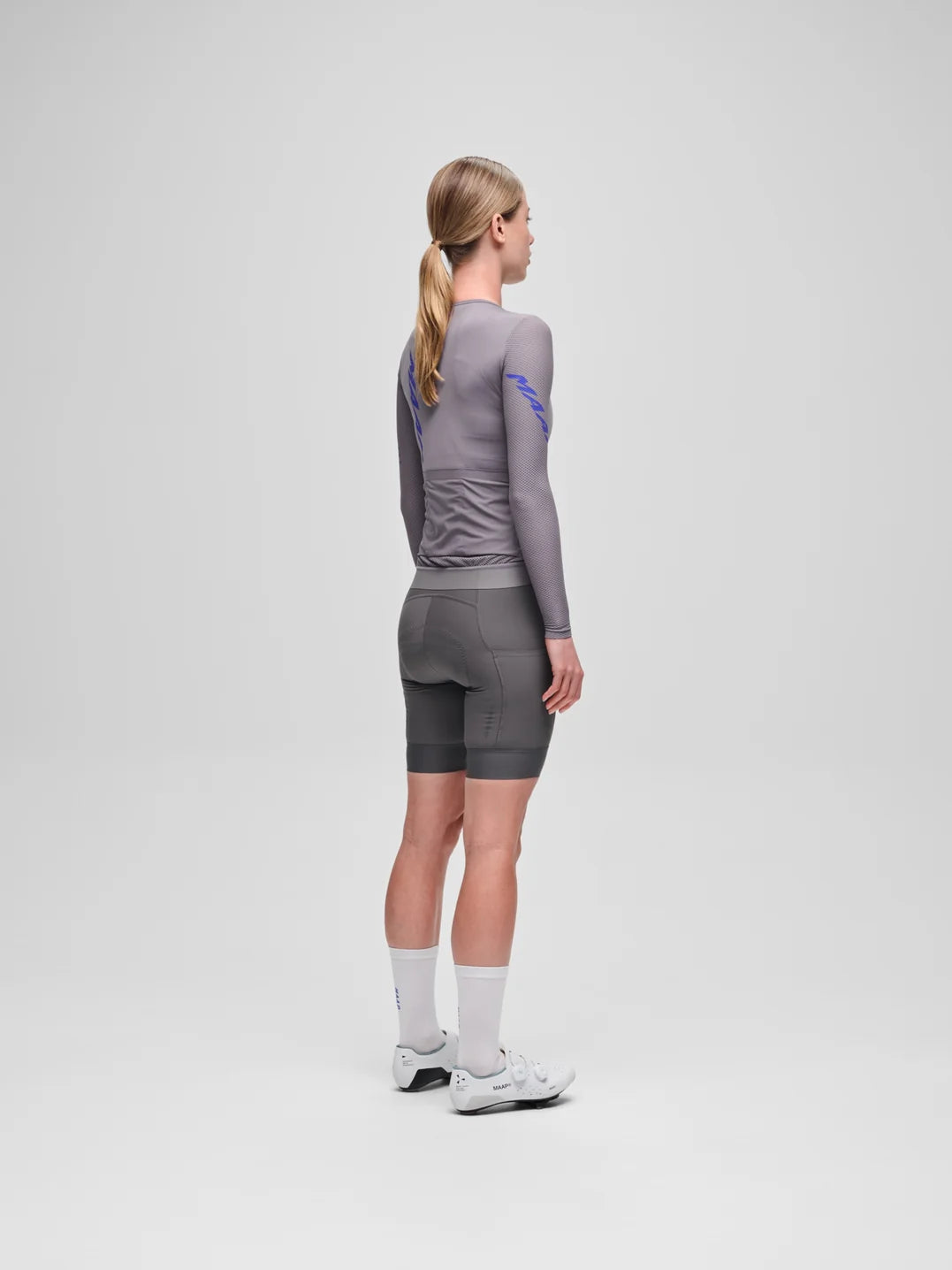 MAAP Pro Emerge LS Jersey Anthracite レディース 長袖サイクリングジャージ｜CYCLISM