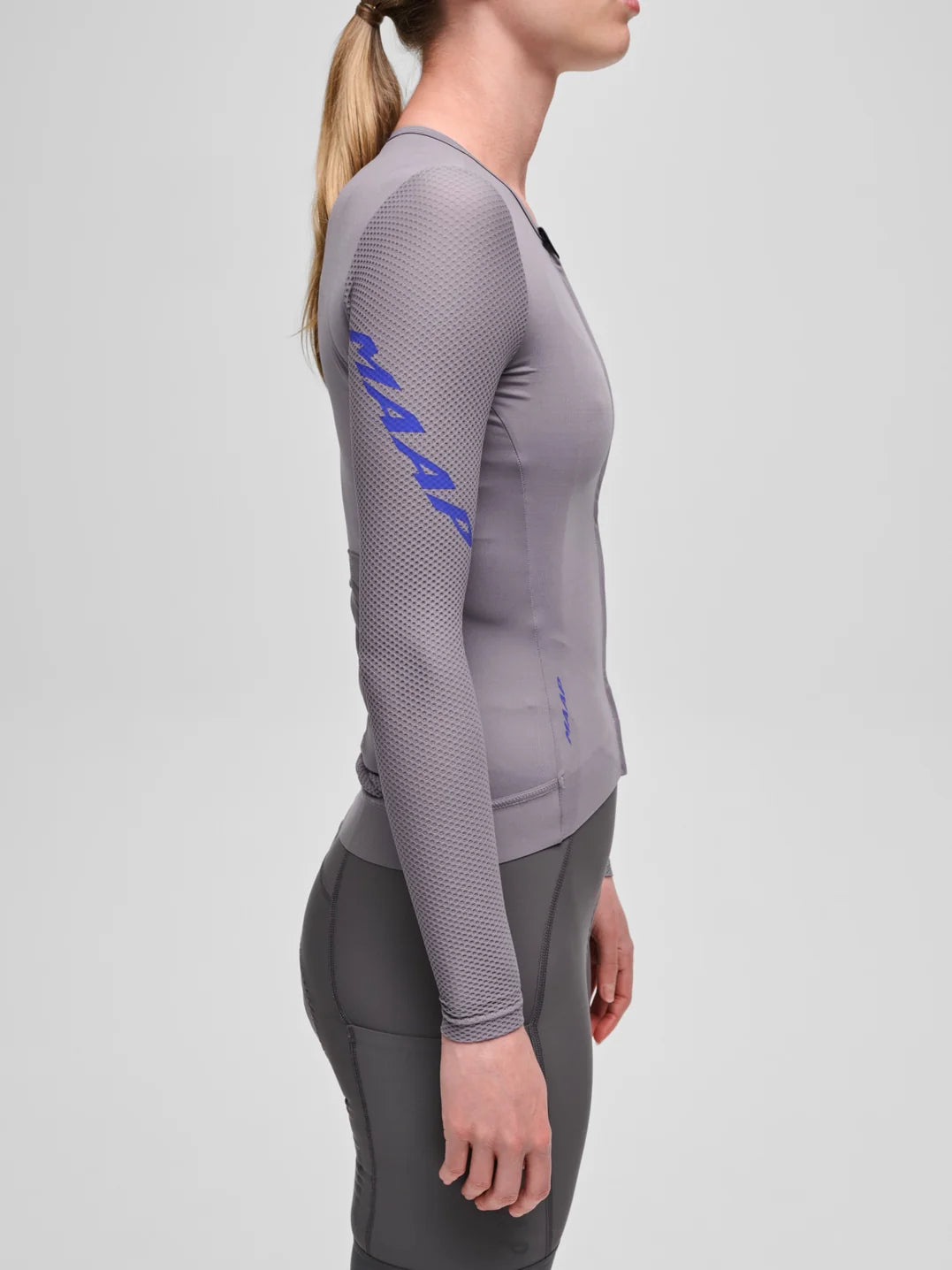 MAAP Pro Emerge LS Jersey Anthracite レディース 長袖サイクリングジャージ｜CYCLISM
