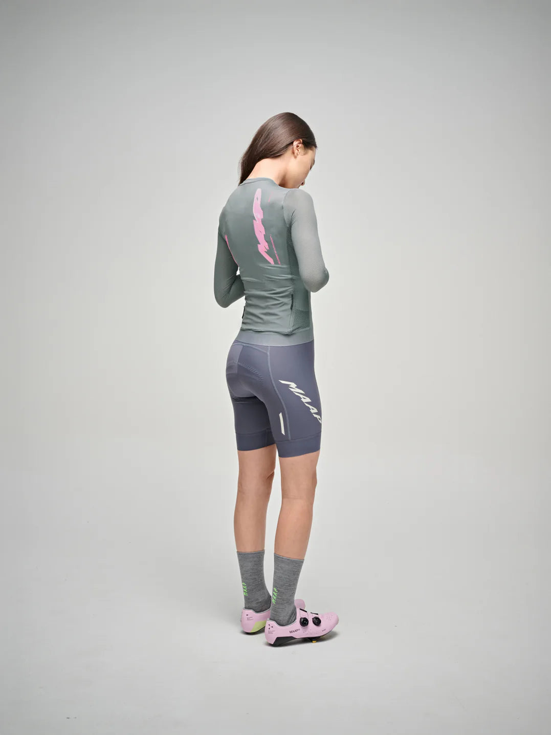 MAAP Women’s Blaze Pro Air LS Jersey 3.0 Gargoyle｜レディース 夏用長袖サイクルジャージ