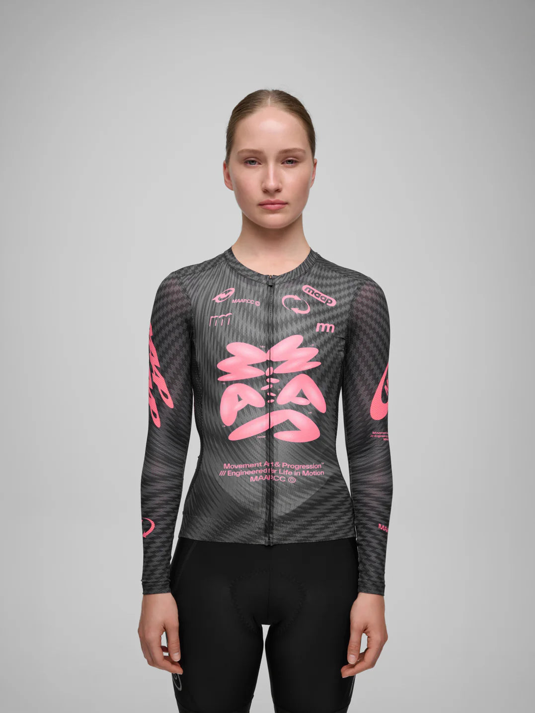 MAAP Women's Spectrum Pro Air LS Jersey 3.0 Carbon Rose 長袖ジャージ CYCLISM