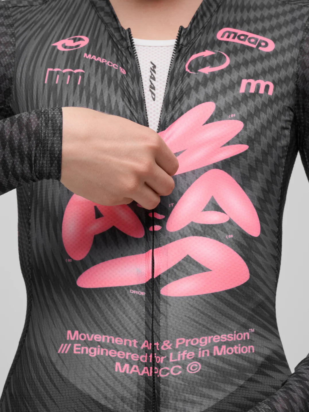 MAAP Women's Spectrum Pro Air LS Jersey 3.0 Carbon Rose 長袖ジャージ CYCLISM