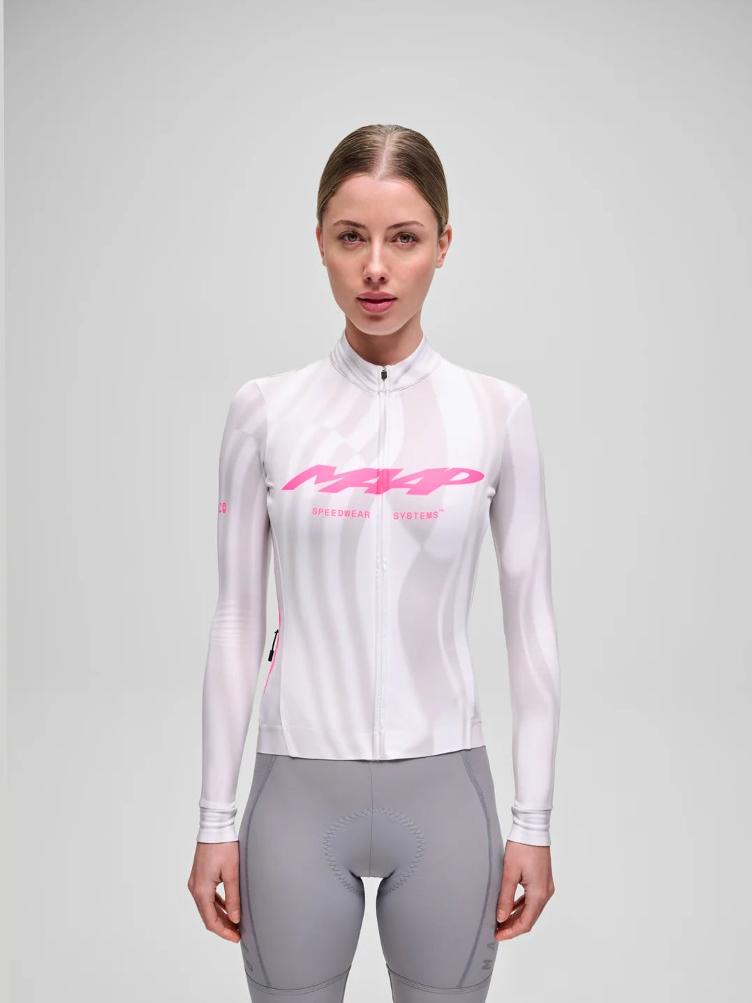 MAAP Team Thermal LS Jersey Halo Static Greyレディース 長袖サイクリングジャージ｜CYCLISM