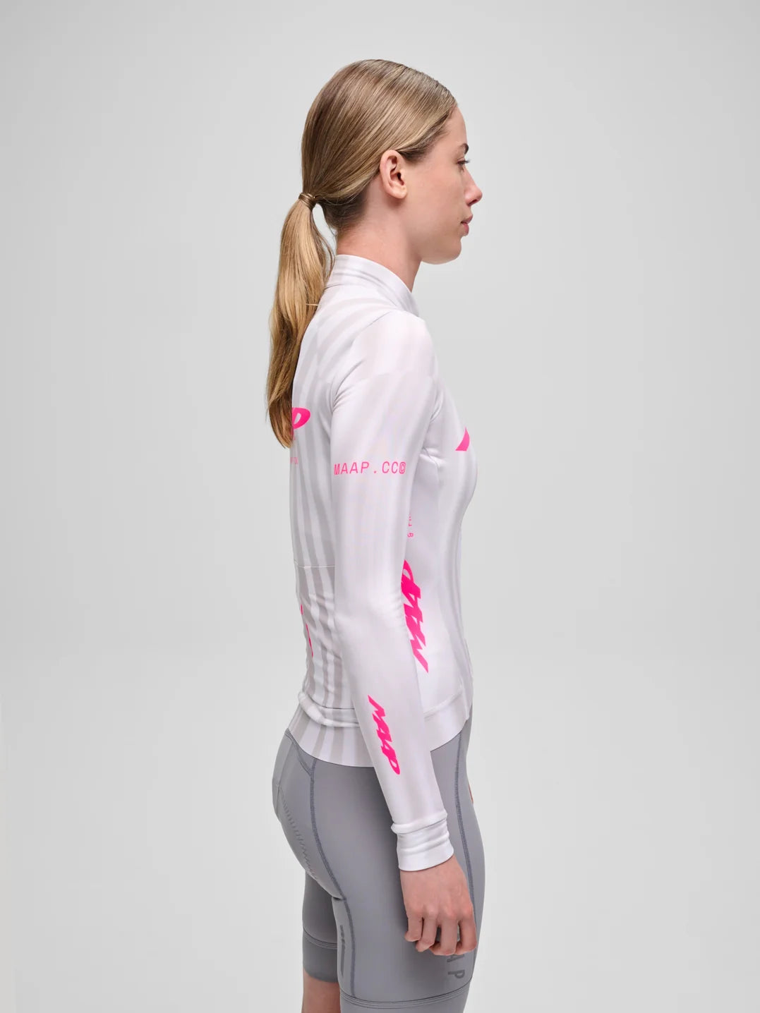 MAAP Team Thermal LS Jersey Halo Static Greyレディース 長袖サイクリングジャージ｜CYCLISM